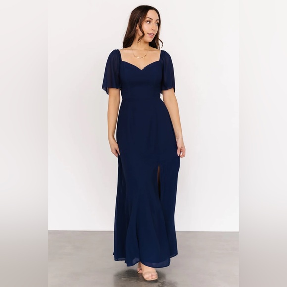 Sierra Sweetheart Maxi Dress | Navy - Picture 3 of 7